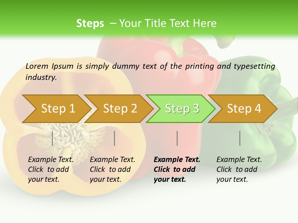 Paprika Food Section PowerPoint Template