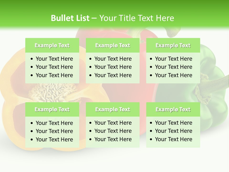 Paprika Food Section PowerPoint Template