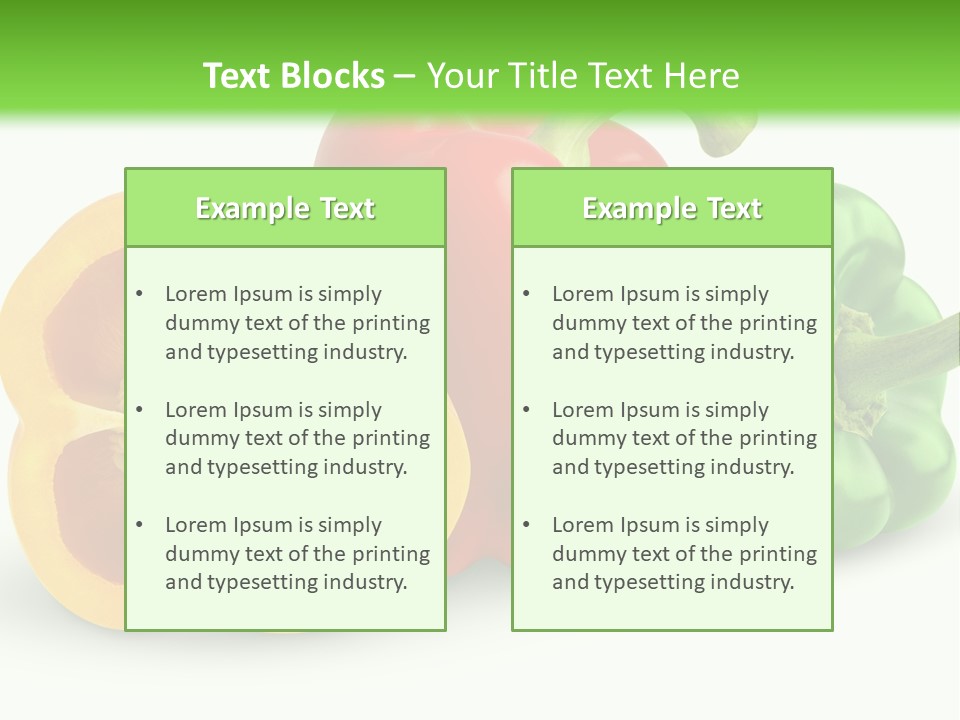 Paprika Food Section PowerPoint Template