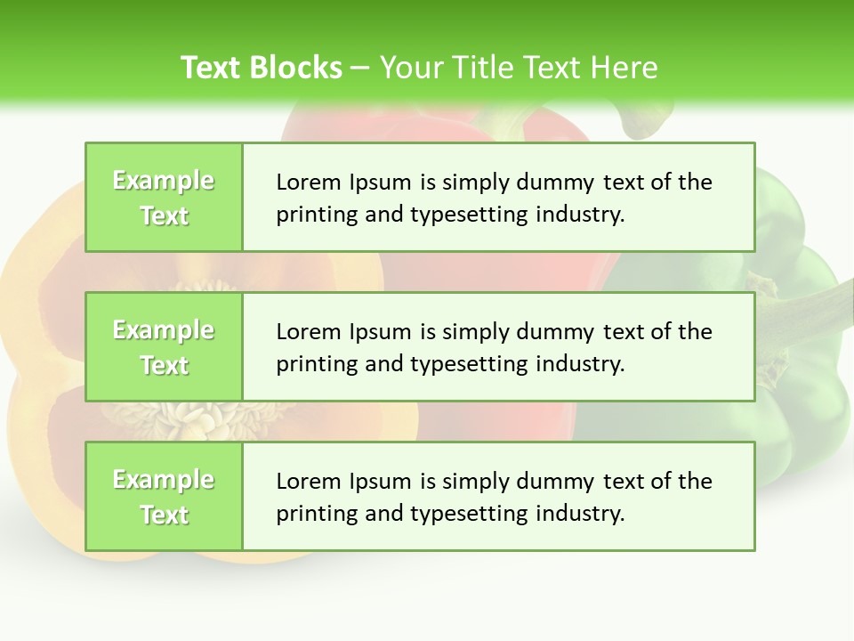Paprika Food Section PowerPoint Template