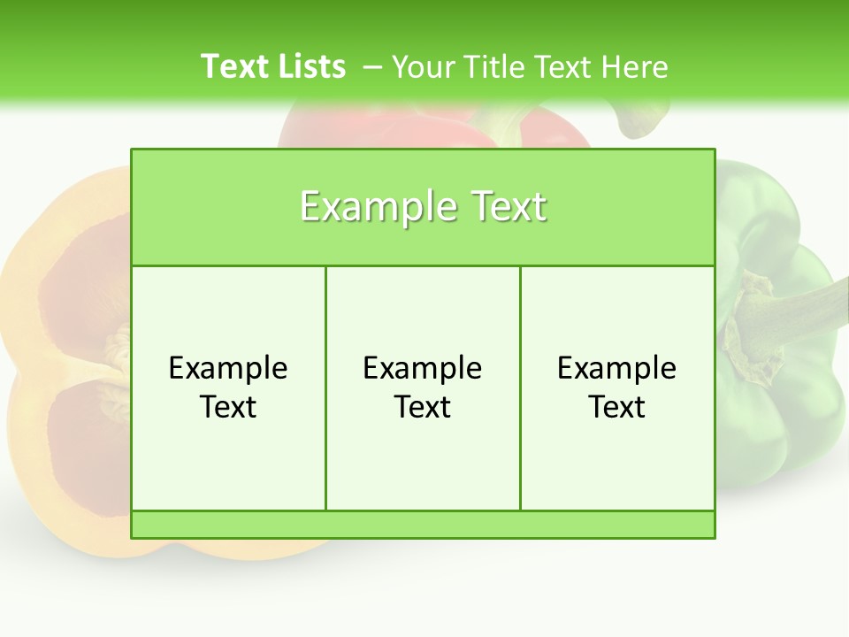 Paprika Food Section PowerPoint Template