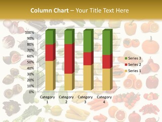 Cucumber Papaya Beans PowerPoint Template