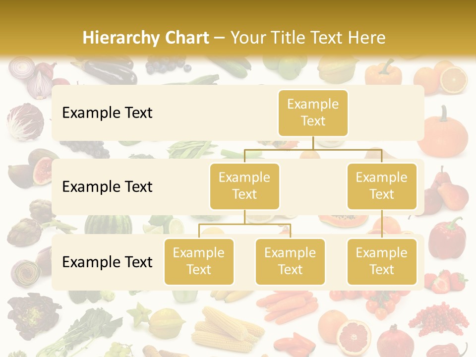 Cucumber Papaya Beans PowerPoint Template