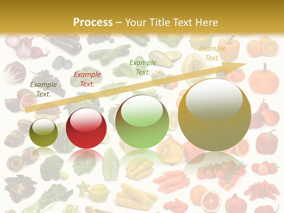 Cucumber Papaya Beans PowerPoint Template