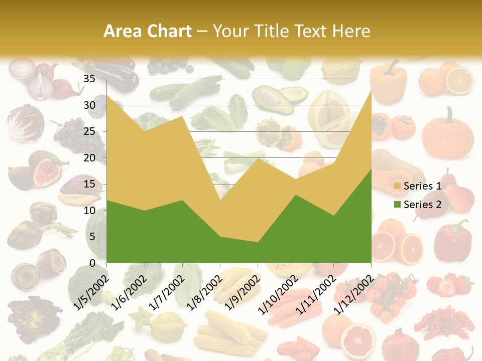 Cucumber Papaya Beans PowerPoint Template