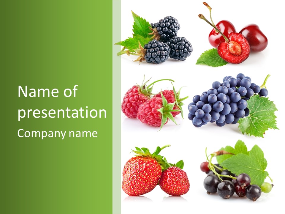 Fresh Vine Group PowerPoint Template