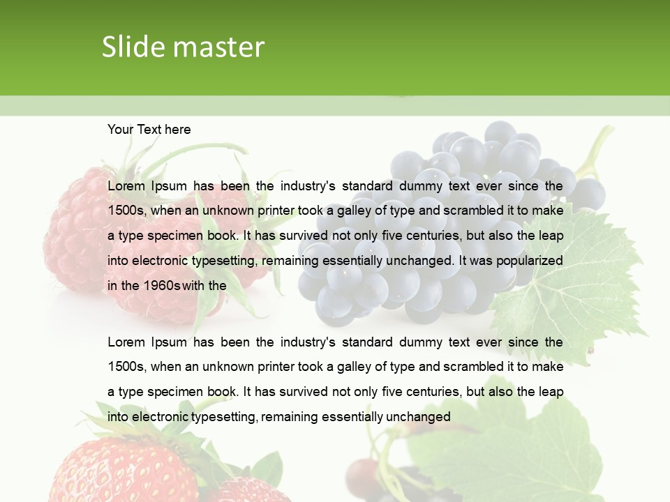 Fresh Vine Group PowerPoint Template