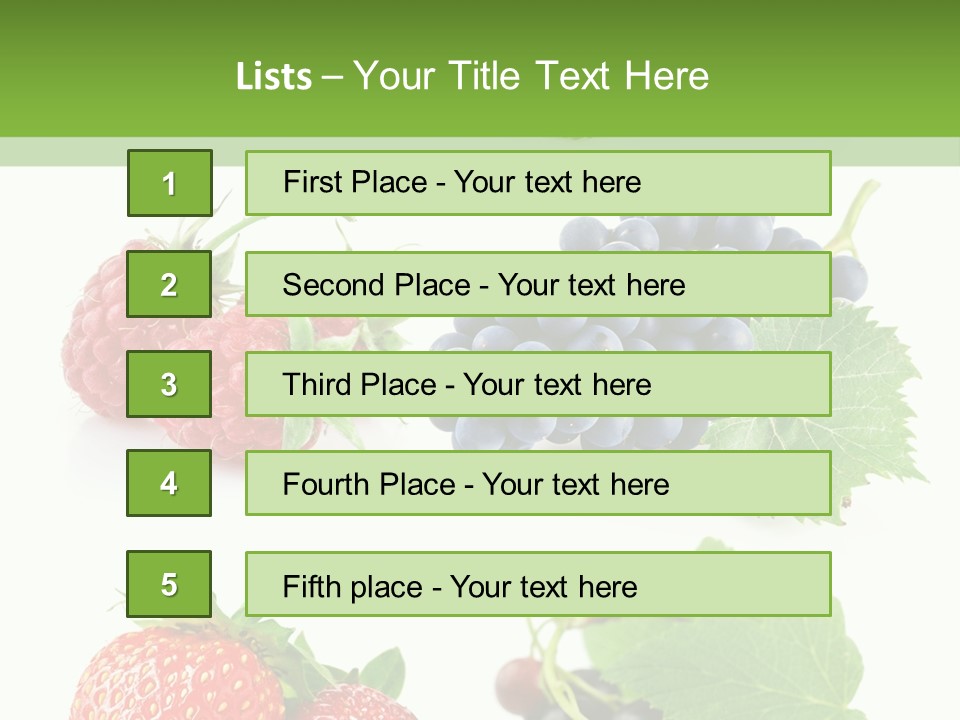 Fresh Vine Group PowerPoint Template
