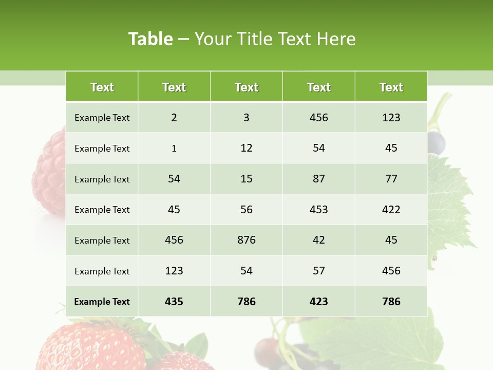 Fresh Vine Group PowerPoint Template