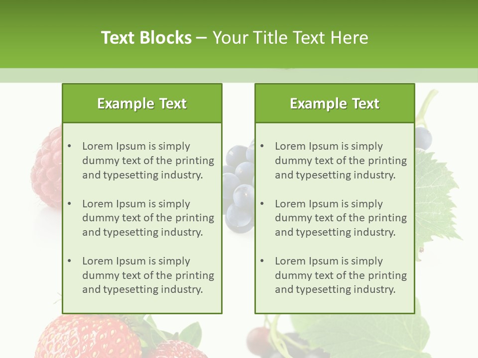 Fresh Vine Group PowerPoint Template