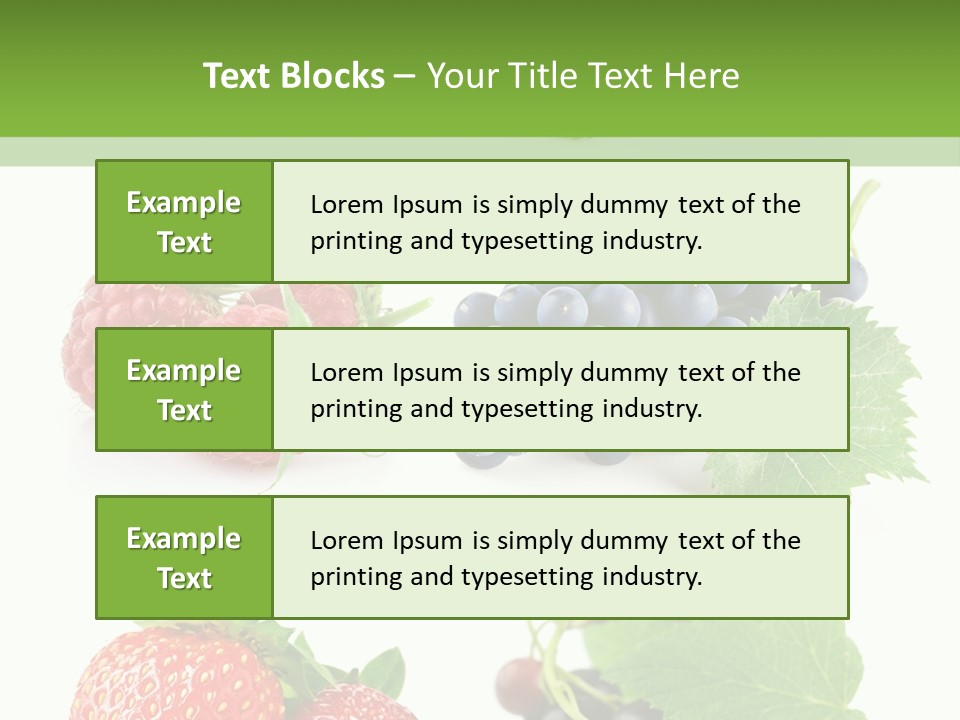 Fresh Vine Group PowerPoint Template