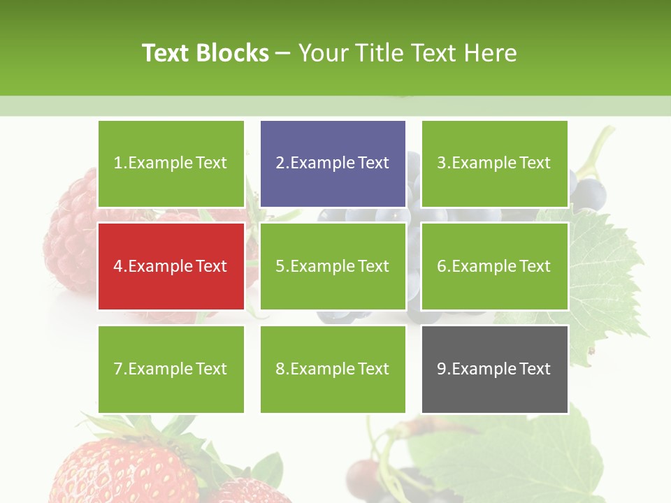 Fresh Vine Group PowerPoint Template