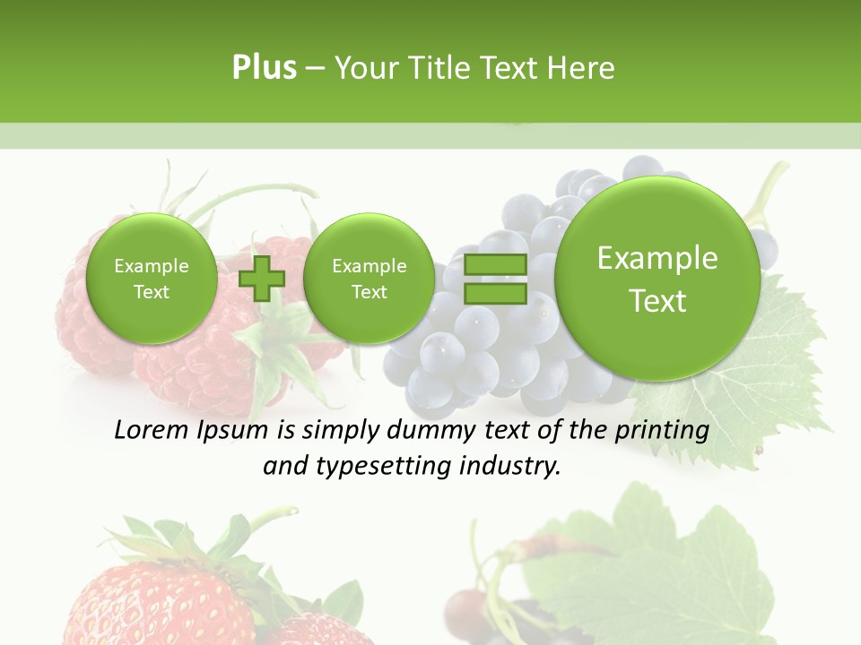 Fresh Vine Group PowerPoint Template