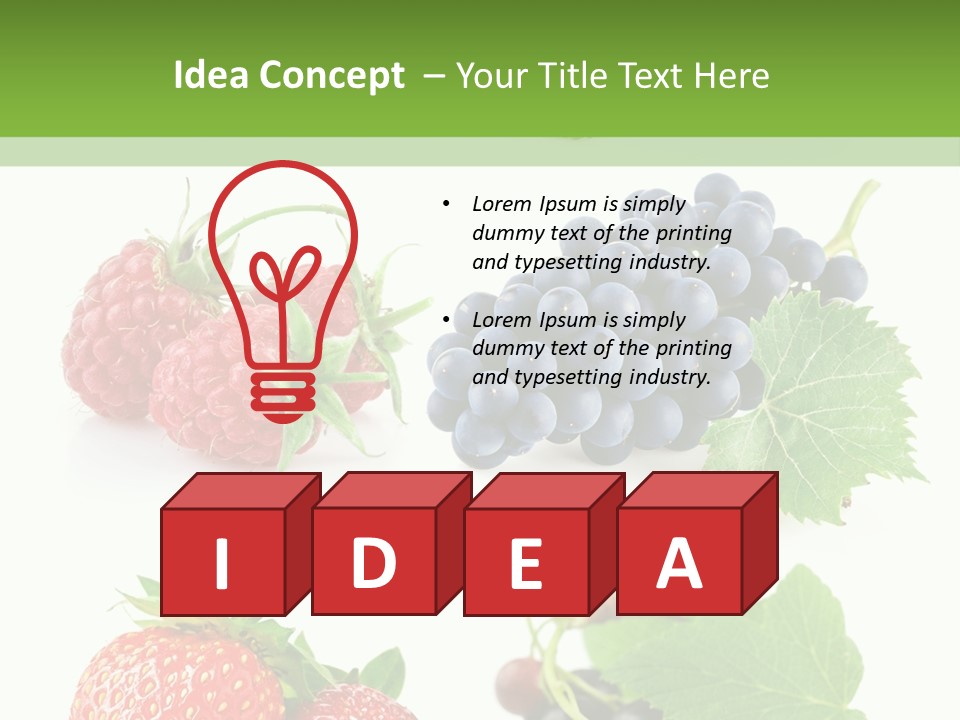 Fresh Vine Group PowerPoint Template