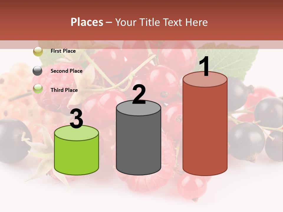 Isolated Background Red PowerPoint Template