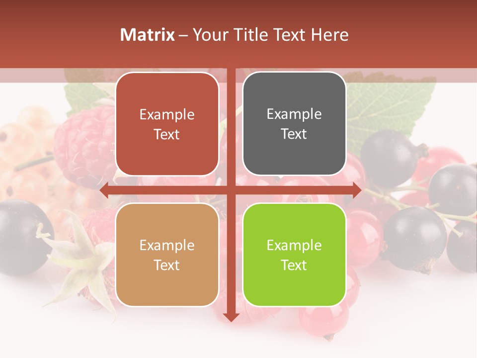 Isolated Background Red PowerPoint Template