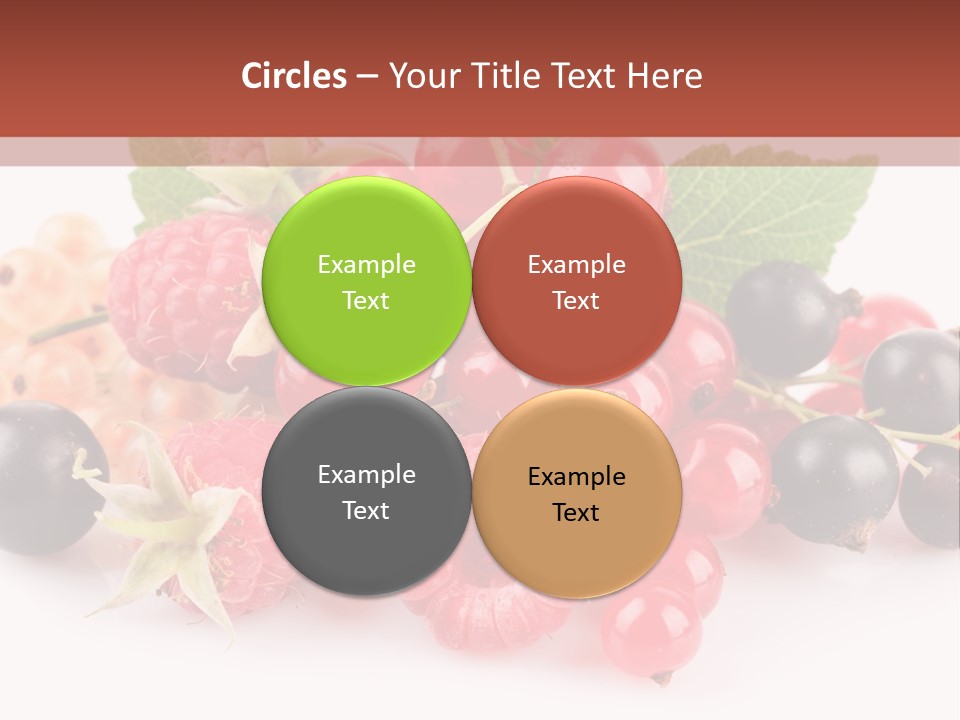 Isolated Background Red PowerPoint Template