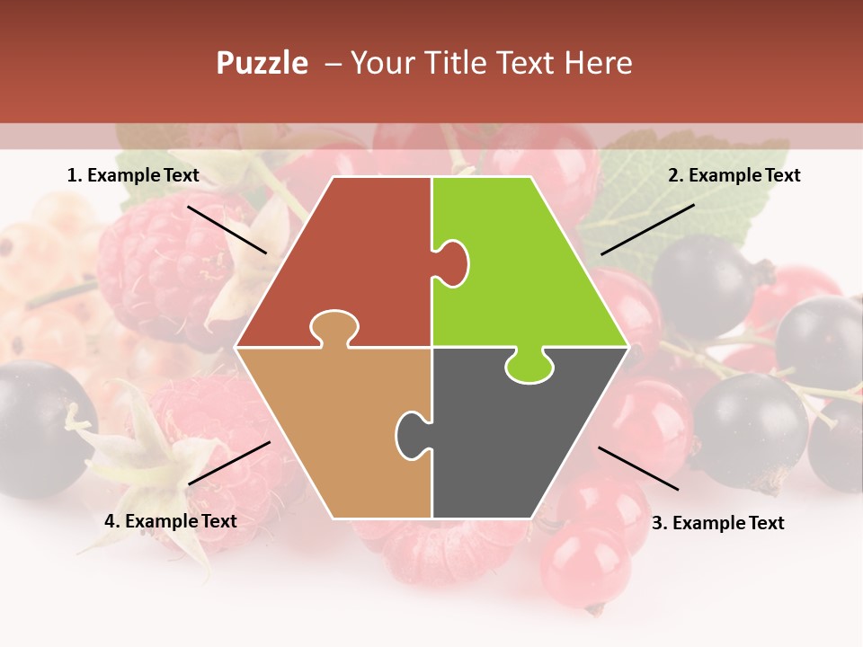 Isolated Background Red PowerPoint Template