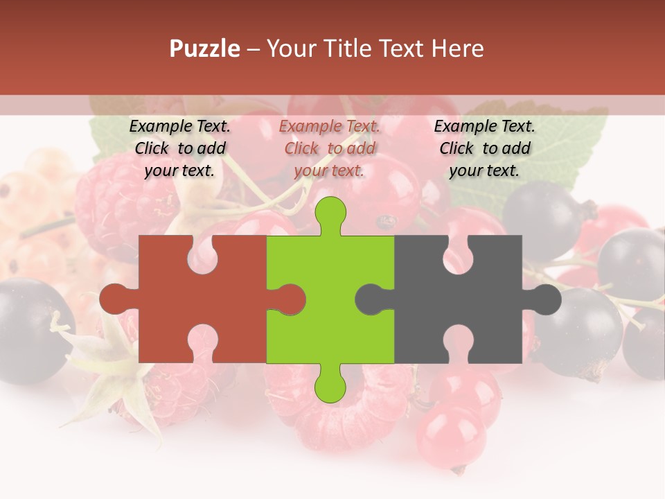 Isolated Background Red PowerPoint Template