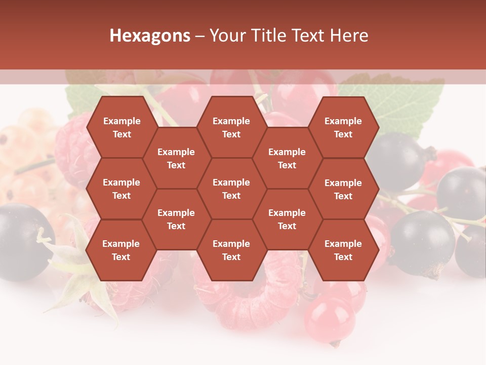 Isolated Background Red PowerPoint Template