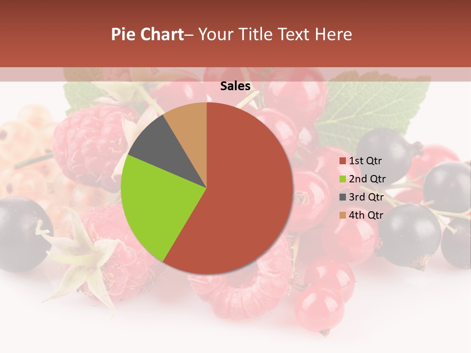 Isolated Background Red PowerPoint Template