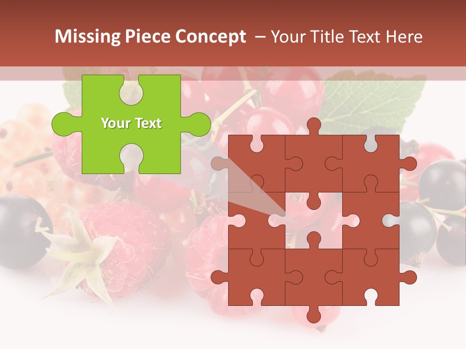 Isolated Background Red PowerPoint Template