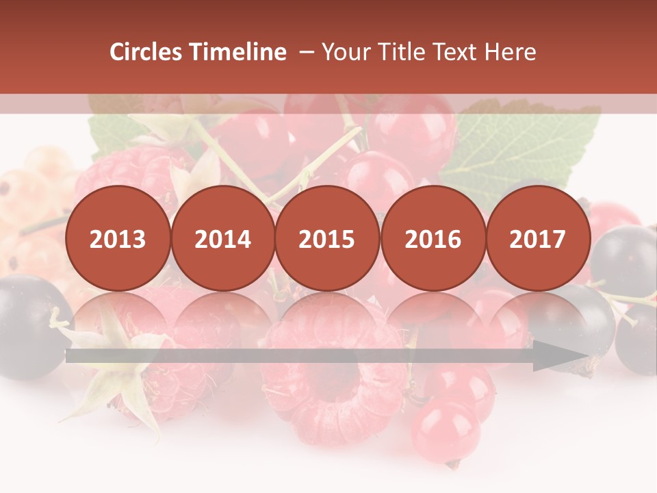 Isolated Background Red PowerPoint Template