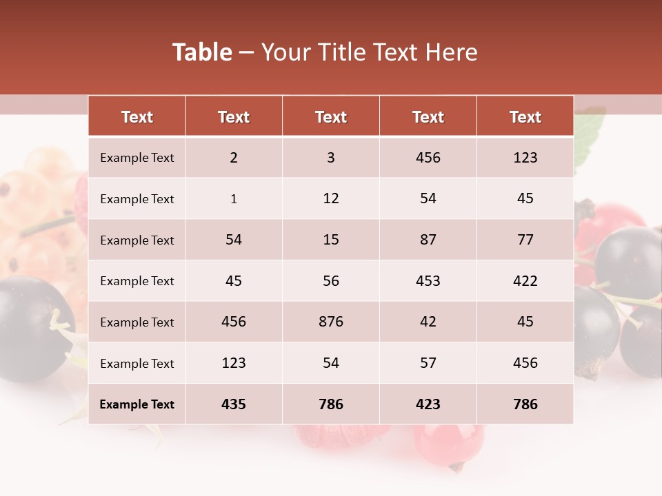 Isolated Background Red PowerPoint Template