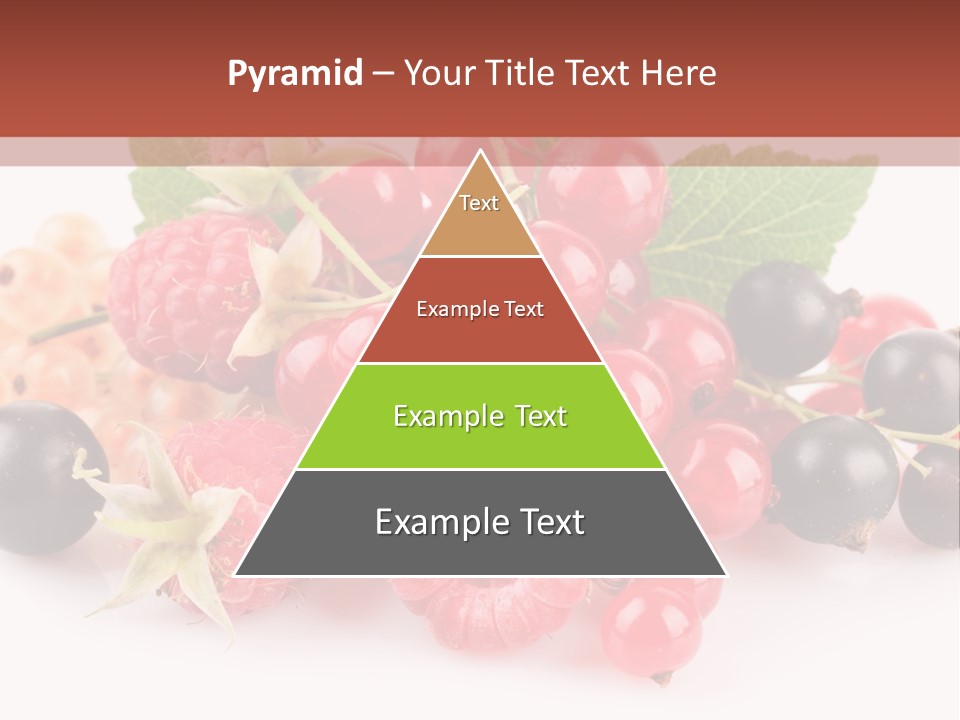 Isolated Background Red PowerPoint Template