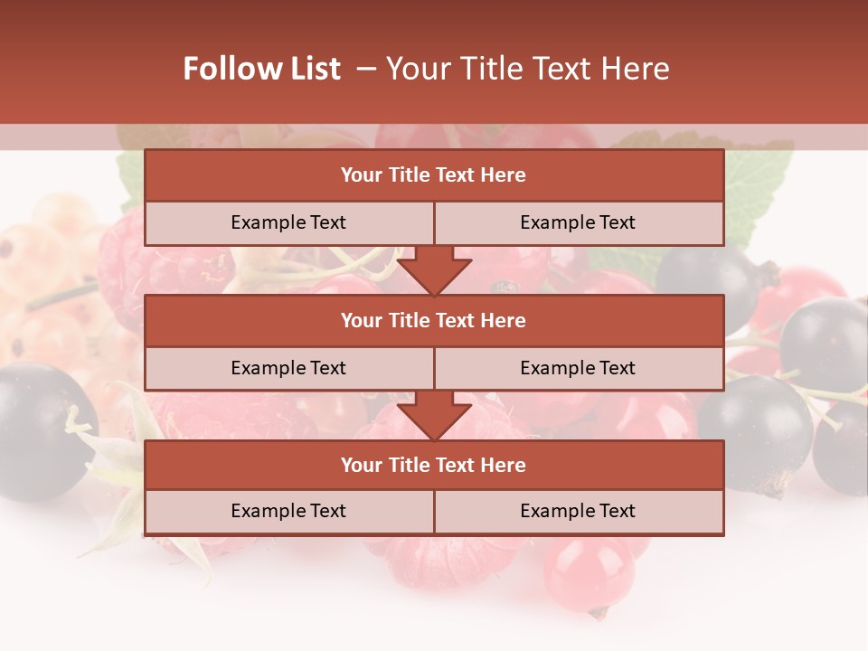Isolated Background Red PowerPoint Template