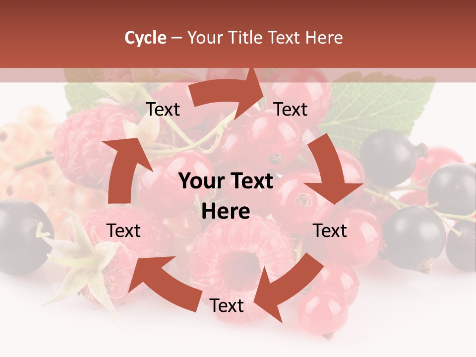 Isolated Background Red PowerPoint Template