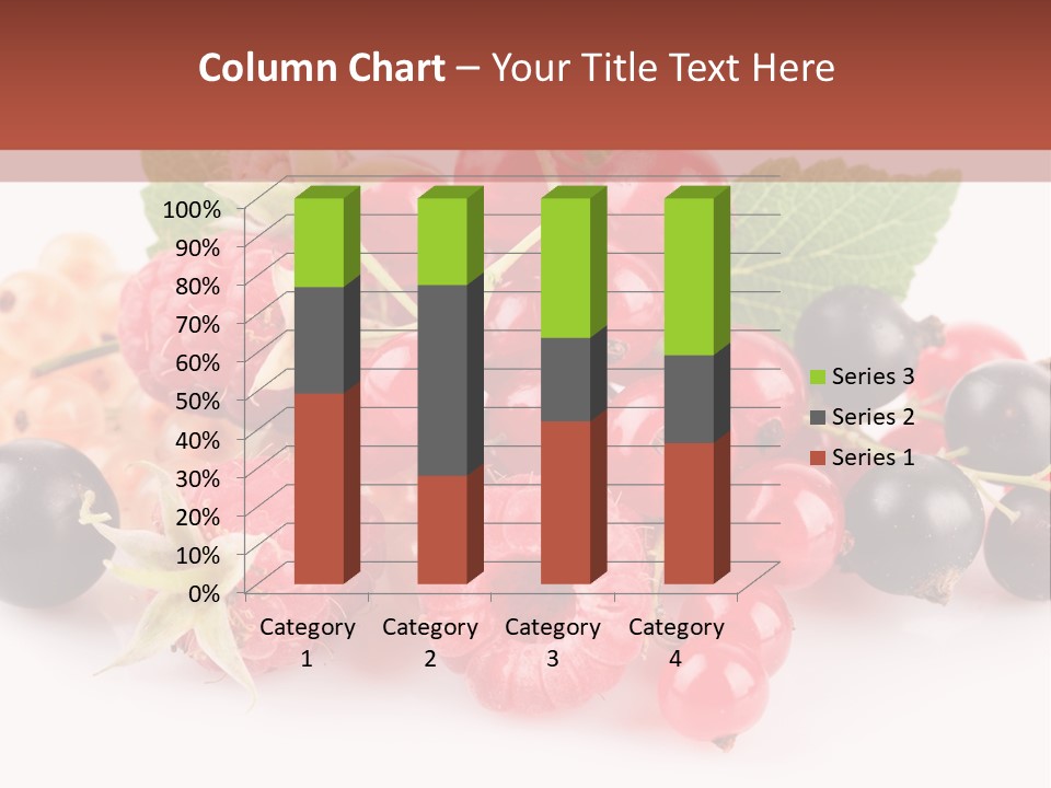 Isolated Background Red PowerPoint Template