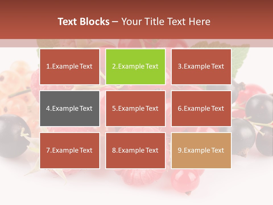 Isolated Background Red PowerPoint Template