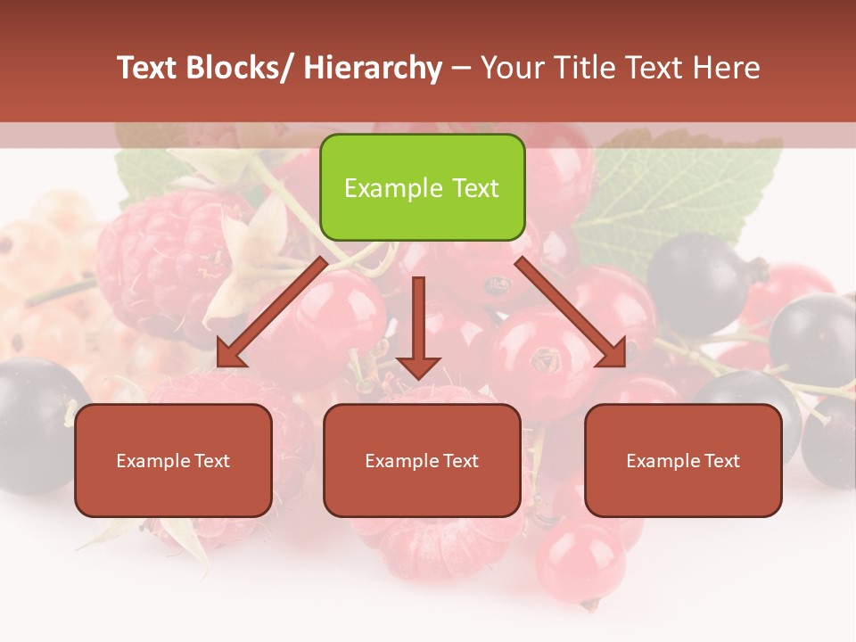 Isolated Background Red PowerPoint Template