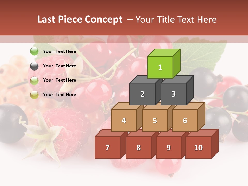 Isolated Background Red PowerPoint Template