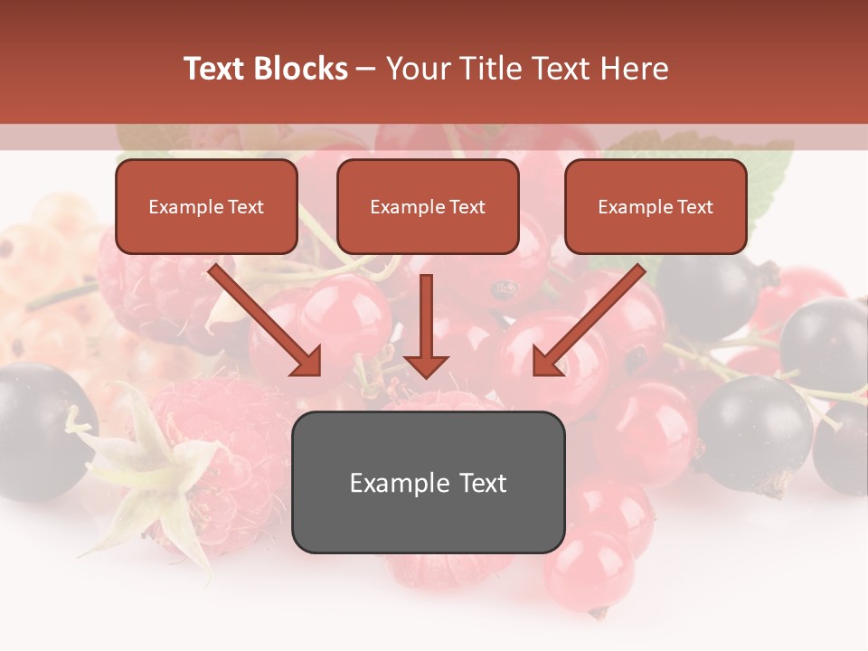 Isolated Background Red PowerPoint Template