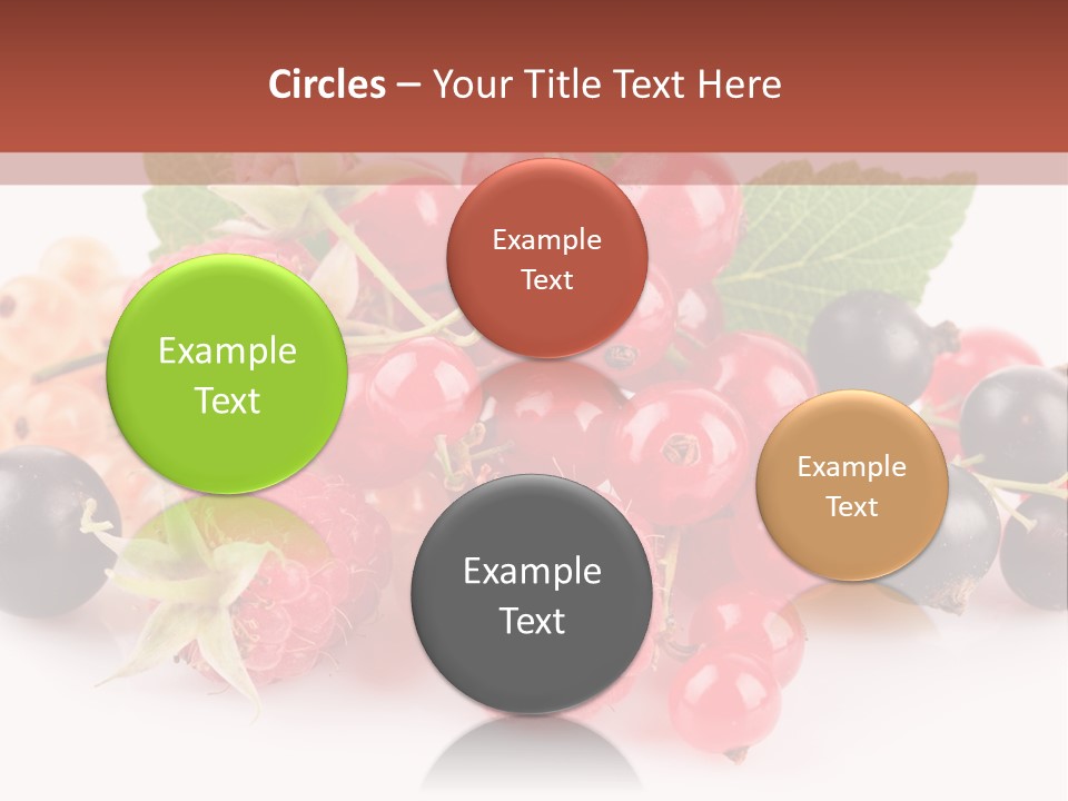 Isolated Background Red PowerPoint Template