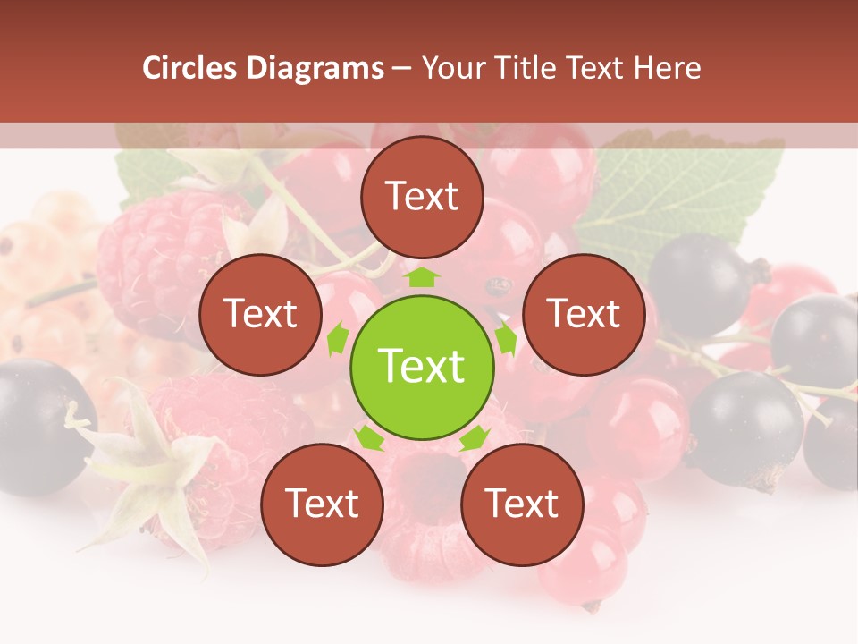 Isolated Background Red PowerPoint Template