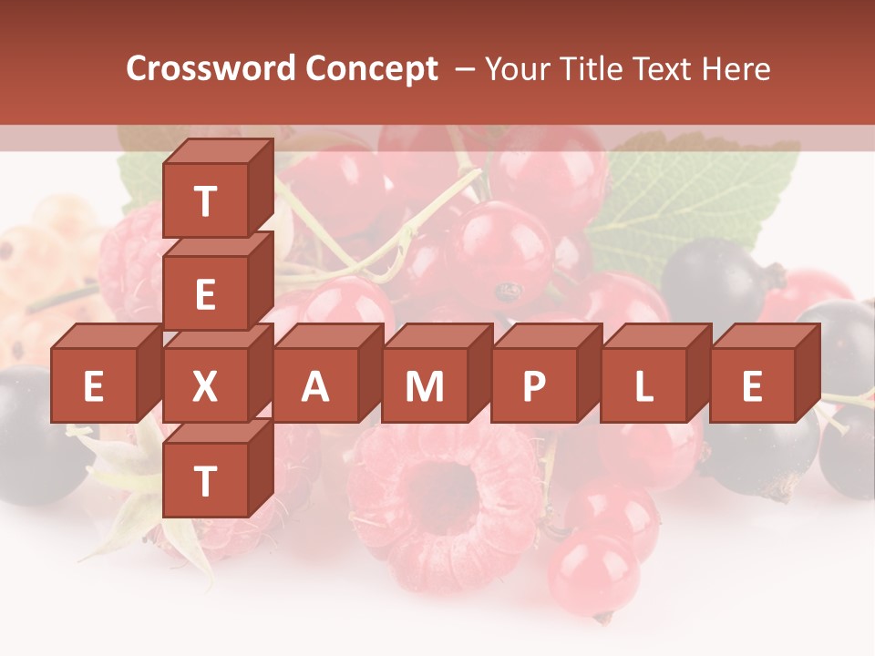 Isolated Background Red PowerPoint Template