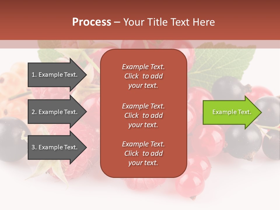 Isolated Background Red PowerPoint Template