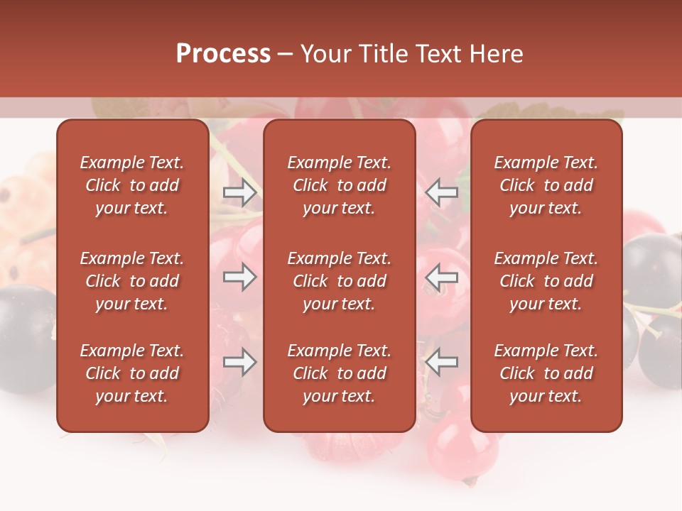 Isolated Background Red PowerPoint Template