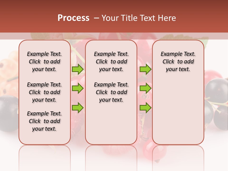 Isolated Background Red PowerPoint Template