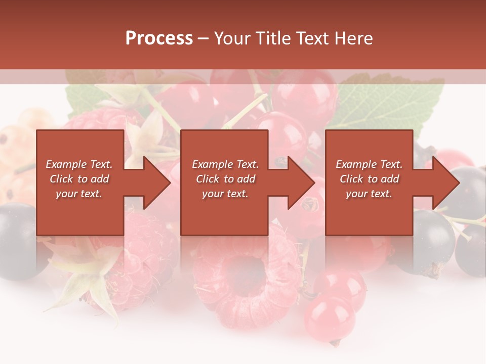 Isolated Background Red PowerPoint Template