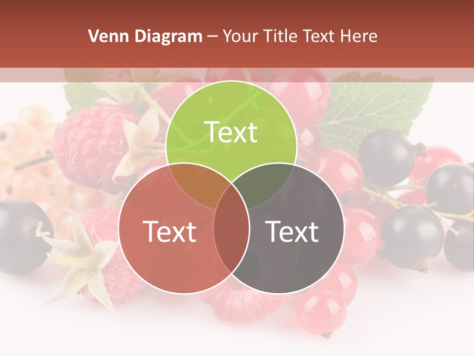 Isolated Background Red PowerPoint Template