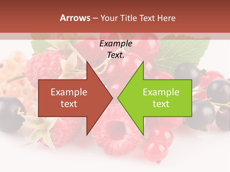 Isolated Background Red PowerPoint Template