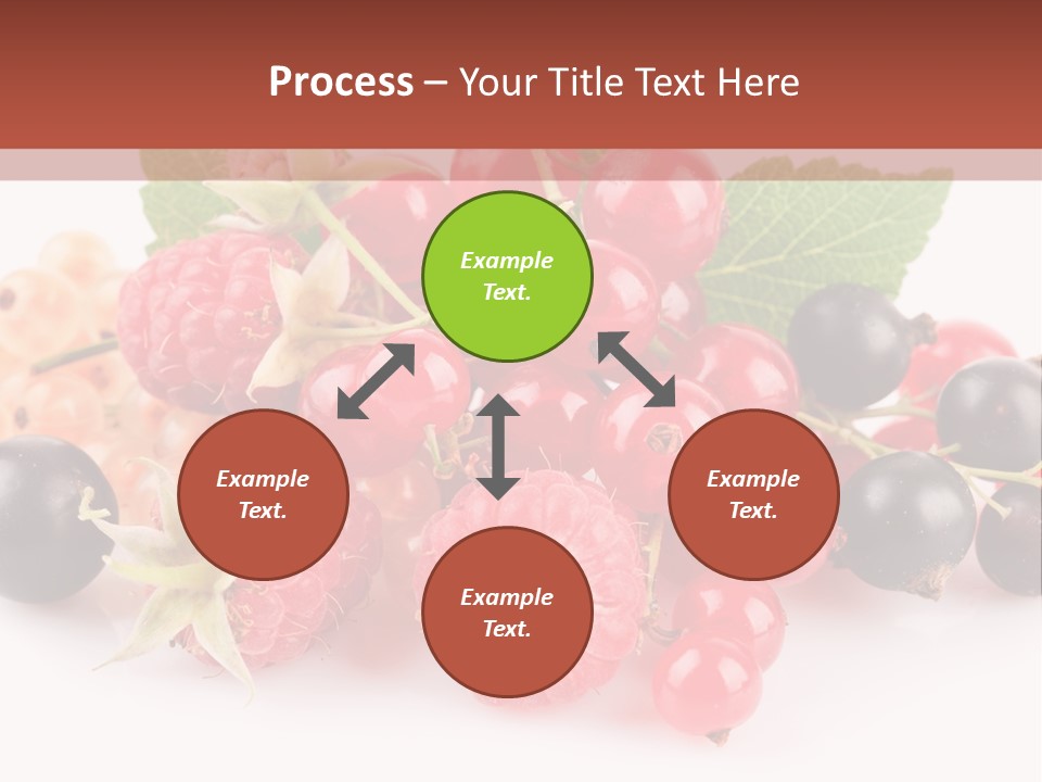 Isolated Background Red PowerPoint Template