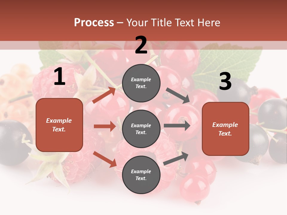 Isolated Background Red PowerPoint Template