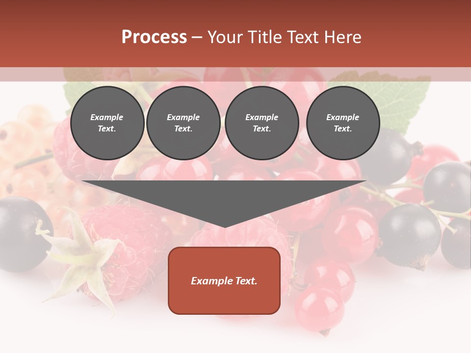 Isolated Background Red PowerPoint Template