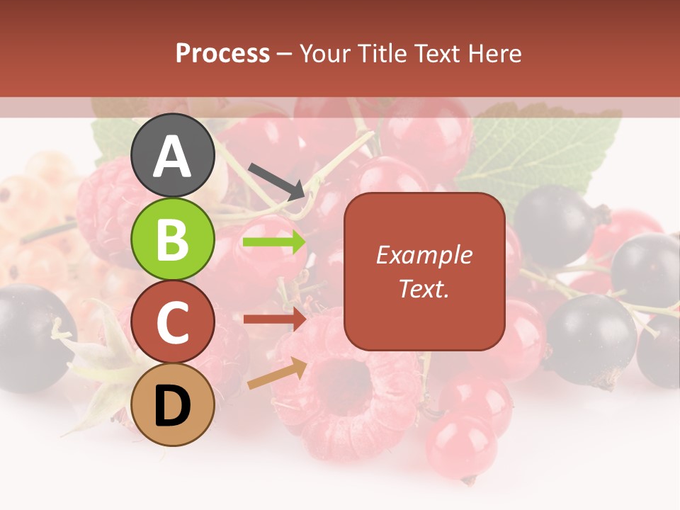 Isolated Background Red PowerPoint Template