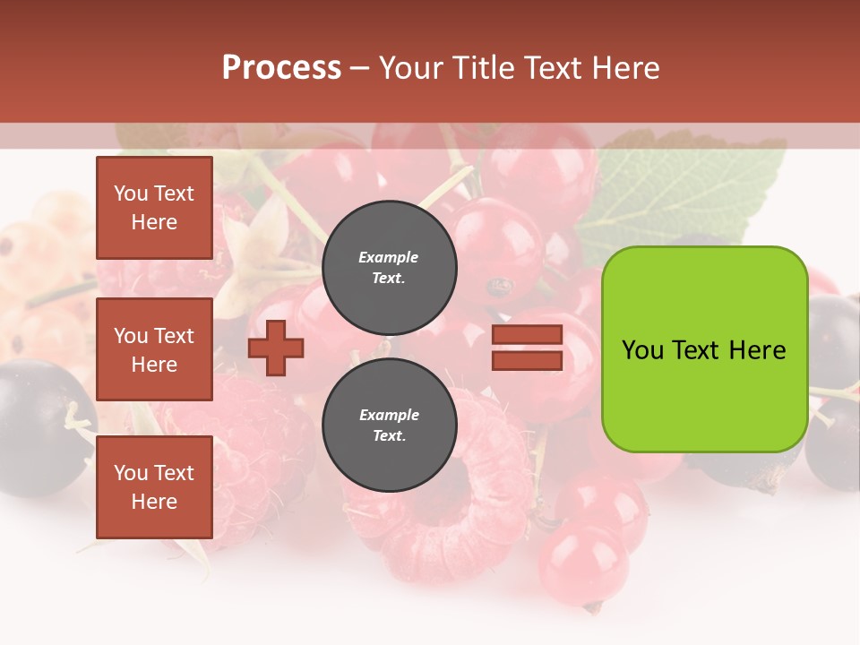 Isolated Background Red PowerPoint Template